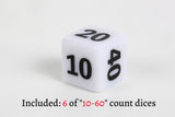 TOYGER Damage Dice (Damage Counter Dice) for Pokemon Trading Card Game TCG (Plastic)