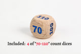 TOYGER Damage Dice (Damage Counter Dice) for Pokemon Trading Card Game TCG (Wooden)