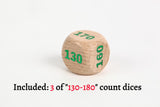 TOYGER Damage Dice (Damage Counter Dice) for Pokemon Trading Card Game TCG (Wooden)