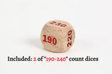 TOYGER Damage Dice (Damage Counter Dice) for Pokemon Trading Card Game TCG (Wooden)
