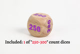 TOYGER Damage Dice (Damage Counter Dice) for Pokemon Trading Card Game TCG (Wooden)