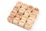 TOYGER Damage Dice (Damage Counter Dice) for Pokemon Trading Card Game TCG (Wooden Natural)