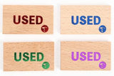 TOYGER Ability Marker Wooden 4pcs for TCG Players…