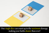 TOYGER Damage Dice (Damage Counter Dice) for Pokemon Trading Card Game TCG (Wooden Natural)