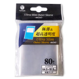 Ultra Slim Outer Sleeve [ultra-thin 0.05mm and super-transparent] 80pcs [Size: standard or mini]