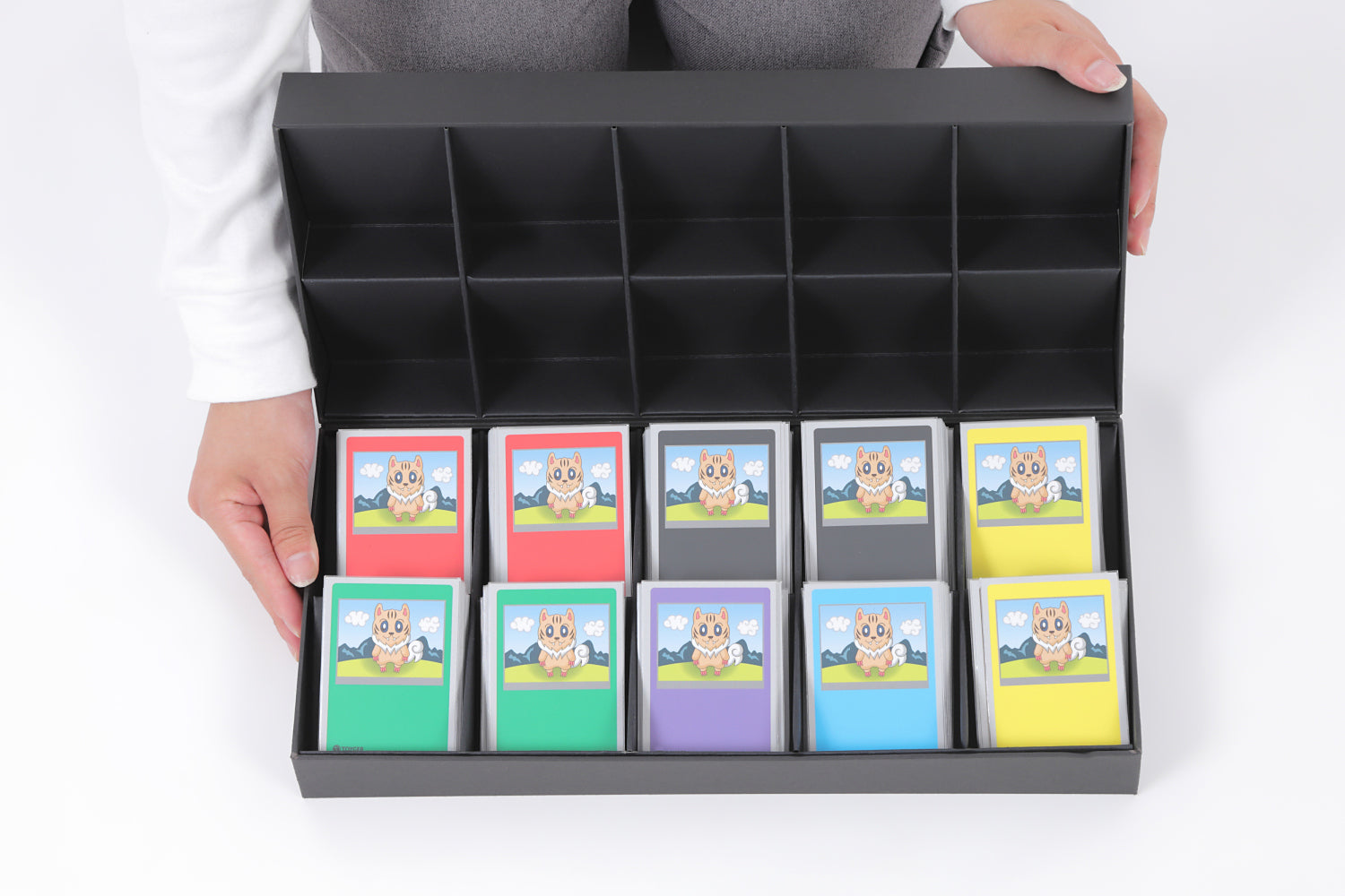 yugioh card sorter SORTRAY: The Foldable Sorting Tray for Cards – TOYGER Official Shop