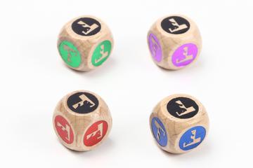 TOYGER Coin Flip Dice (dice for coin toss) for All TCG Players